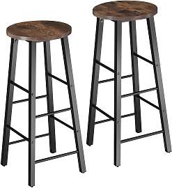 Barhocker Keynes - Industrial Holz dunkel,