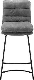 Barhocker Kona Grau Webstoff Gepolstert