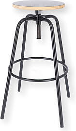 Barhocker Paris Metall und Multiplex, modern