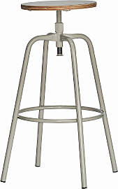 Barhocker Paris Metall und Multiplex, modern