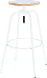 Barhocker Paris Metall und Multiplex, modern und