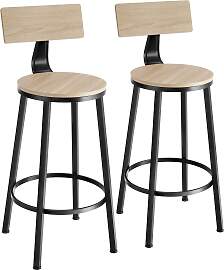 Barhocker Poole - Industrial Holz hell, Eiche
