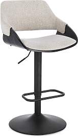 Barhocker Roxanne aus Stoff, modern drehbar und