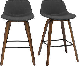 Barhocker skandinavisches Design dunkelgrau und