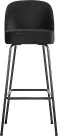 Barhocker Vogue aus Samt, modernes Design,