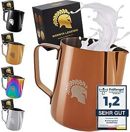 Barista Legends® Milchkännchen Edelstahl 600ml - 