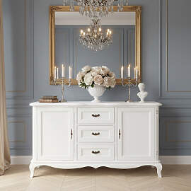 Barock Sideboard natur (unlackiert)