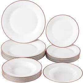 Baroni Home, 18‑teiliges Tellerservice aus