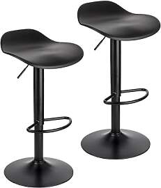 Baroni Home 2er Set Barhocker mit Verstellbarer