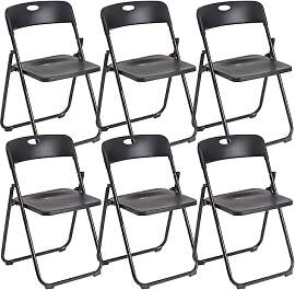 Baroni Home Klappstuhl mit PVC- und Stahlgestell,