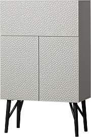 Barschrank Carved Organic aus Mangoholz, modern,
