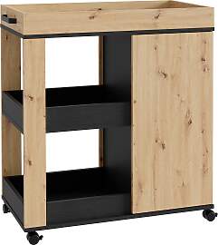 Barschrank FORTE "Homebar", schwarz