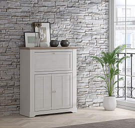 Barschrank FORTE "Iloppa", braun (schnee 
