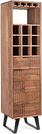 Barschrank Isar aus Akazienholz, klassisch