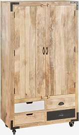 Barschrank Tombol Aus Holz Mango-holz - Sklum