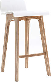 Barstuhl aus Holz - 65 cm - skandinavisch - BALTIK