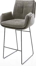 Barstuhl Clea-Flex Bouclé Soft Schlamm