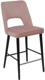 Barstuhl gepolstert mit Lehne VINO