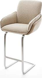 Barstuhl Luan-Flex Materialmix Schlamm