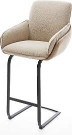 Barstuhl Luan-Flex Materialmix Schlamm