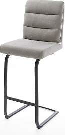 Barstuhl Pela-Flex Strukturstoff Soft Grau