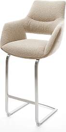 Barstuhl Yago-Flex Materialmix Mikrofaser Schlamm