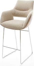 Barstuhl Yago-Flex Materialmix Mikrofaser Schlamm