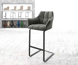 Barstuhl Yulo-Flex Strukturstoff Anthrazit