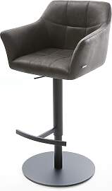 Barstuhl Yulo-Flex Vintage Anthrazit Drehfuß