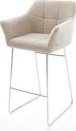 Barstuhl Yulo-Flex Webstoff Soft Beige