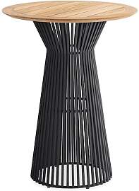 Bartisch Acore anthrazit - Teak natur