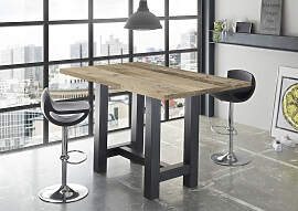 Bartisch MÄUSBACHER, schwarz (schwarzstahl, drift 