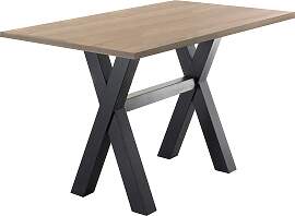 Bartisch MÄUSBACHER, schwarz (schwarzstahl,