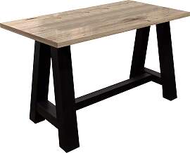 Bartisch MÄUSBACHER, schwarz (schwarzstahl,