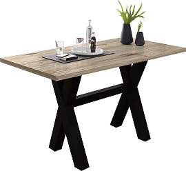 Bartisch MÄUSBACHER, schwarz (schwarzstahl,