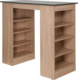 Bartisch MERLE Grau/Eichefarben