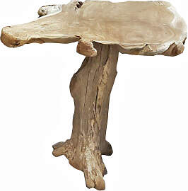 Bar-Tisch SURGA - natur - Teak massiv