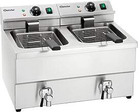 Bartscher Elektro Doppel-Fritteuse IMBISS II 2x 8L 