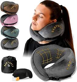BARTSFLY Nackenkissen - Memory Foam Reisekissen