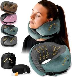 BARTSFLY Nackenkissen - Memory Foam Reisekissen