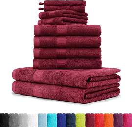 BaSaTex - 10er Pack Handtuch Komplett-Set -