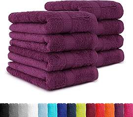 BaSaTex - 8er Pack Handtücher Premium 50x100 cm
