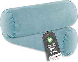 BaSaTex Bio Kissenbezüge für Nackenrolle 40x15