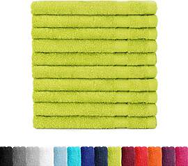 BaSaTex Frottee Gästehandtücher 30x50 im 10er