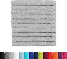 BaSaTex Frottee Gästehandtücher 30x50 im 10er