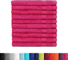 BaSaTex Frottee Gästehandtücher 30x50 im 10er