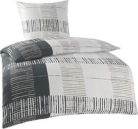 BaSaTex Seersucker Bettwäsche Baumwolle Set