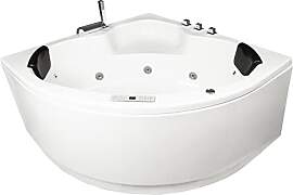Basera® Premium Indoor Eck-Whirlpool Badewanne