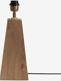 Basis Für Tischlampe 30 Cm Aus Taraua-mangoholz