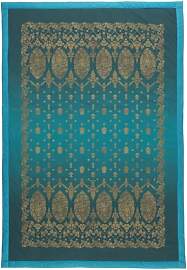 Bassetti Gold Decor Plaid aus 100% Baumwolle in